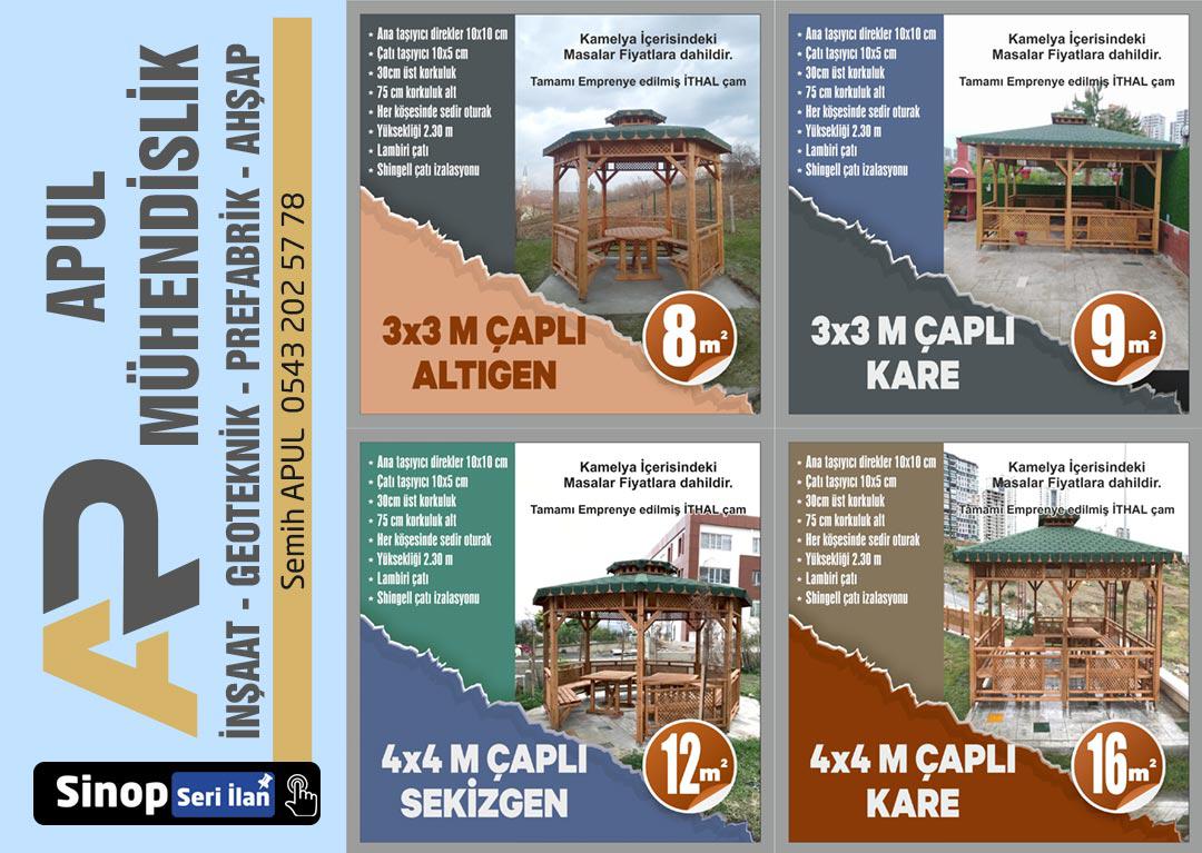 Ahşap Kamelya, Ev, Masa, Çadır
