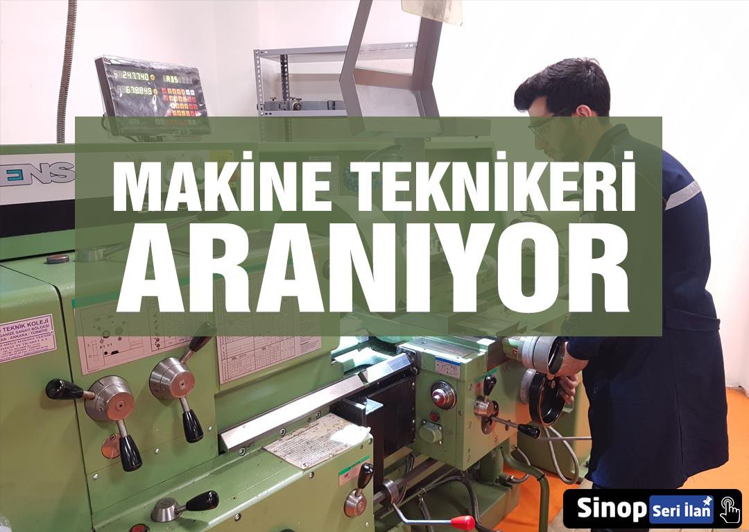 Makine Teknikeri Aranıyor