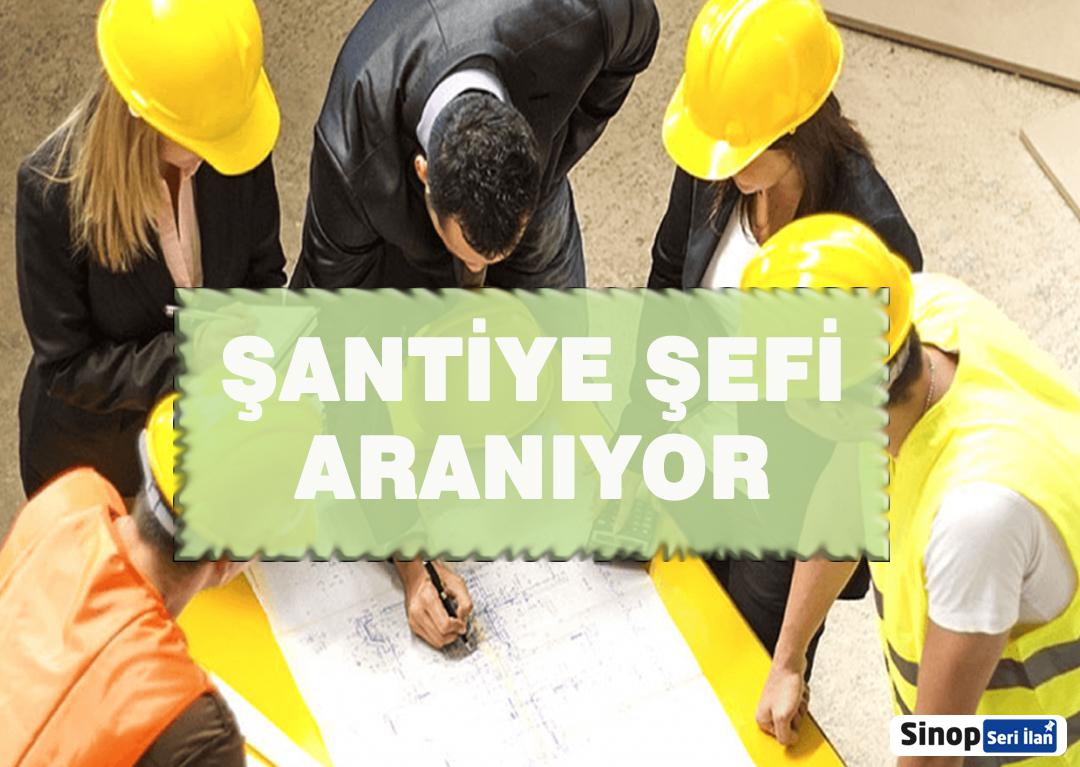 Şantiye Şefi Aranıyor