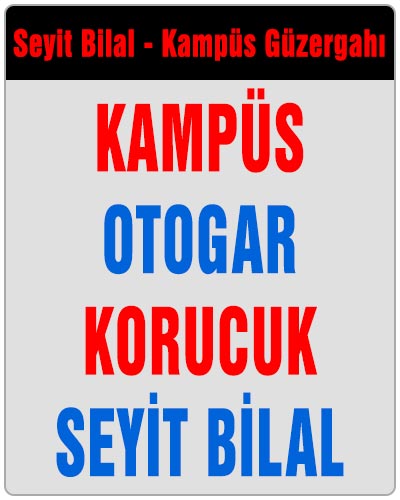 Seyit Bilal Kampüs Dolmuşu