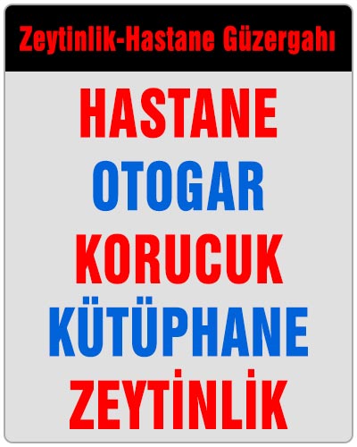 Zeytinlik Hastane Dolmuşu