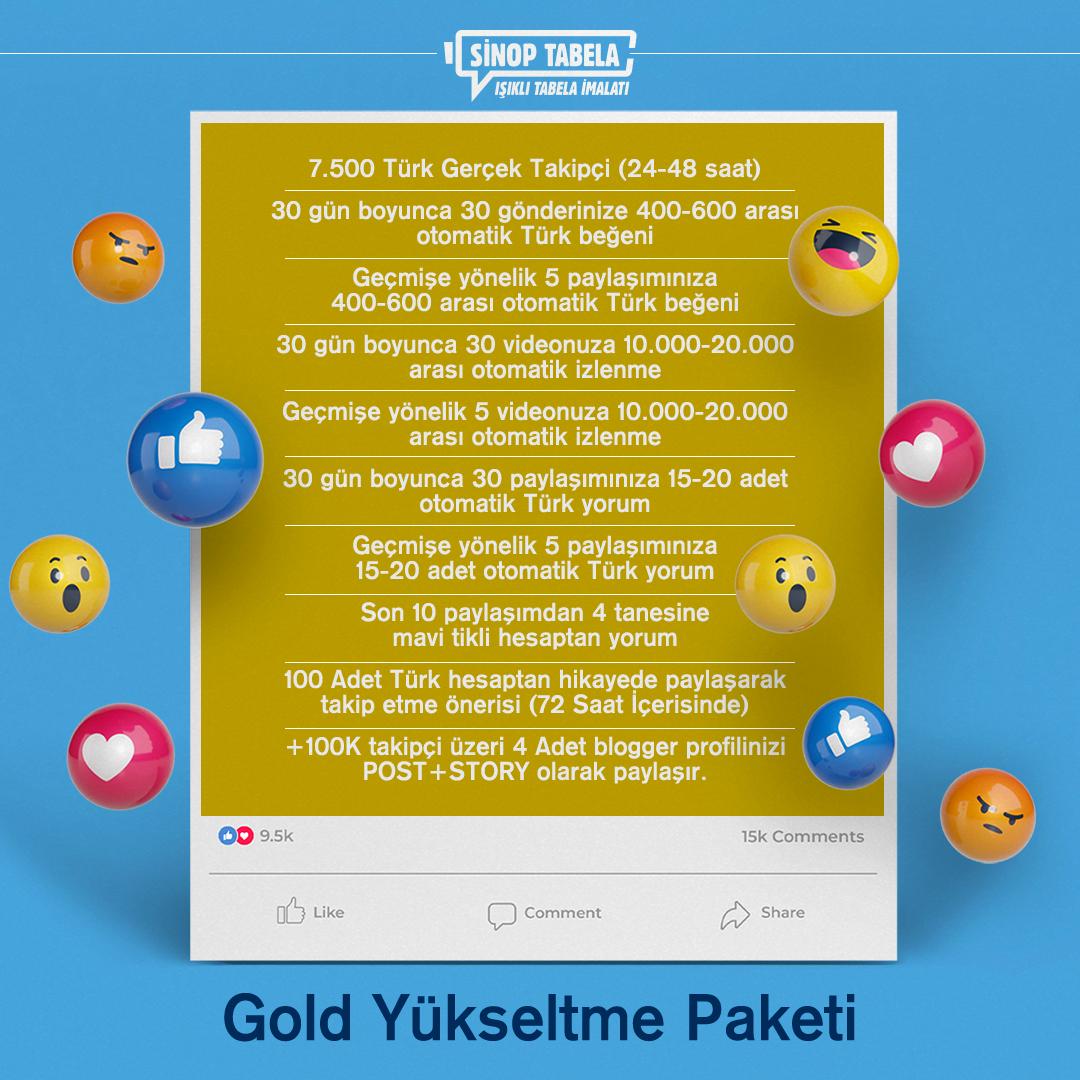 Instagram gold işletme yükseltme paketi